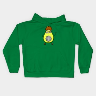 Disco Avoparty Avocado Kids Hoodie